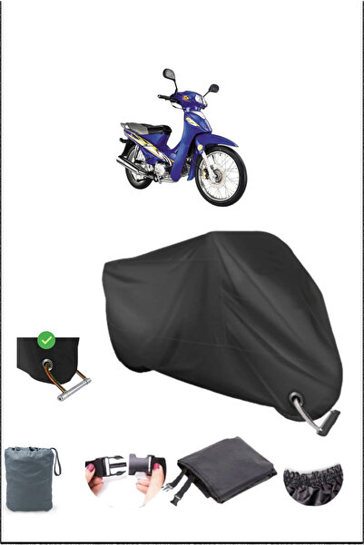 Breen Black Rule Tıgrına100 Durable Lock Compatible Waterproof Motorcycle Tar...