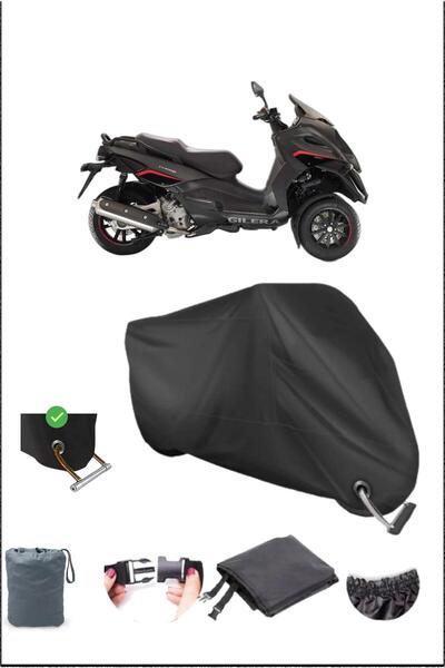 Breen Black Gılera Fuoco500 Durable Lock Compatible Waterproof Motorcycle Tar...