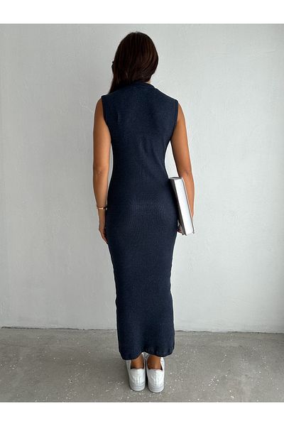 MaxiMor Rochie din țesătură pentru femei, cu mânecă lungă, cu mânecă lungă, care nu arată lungimea interioară135 cm