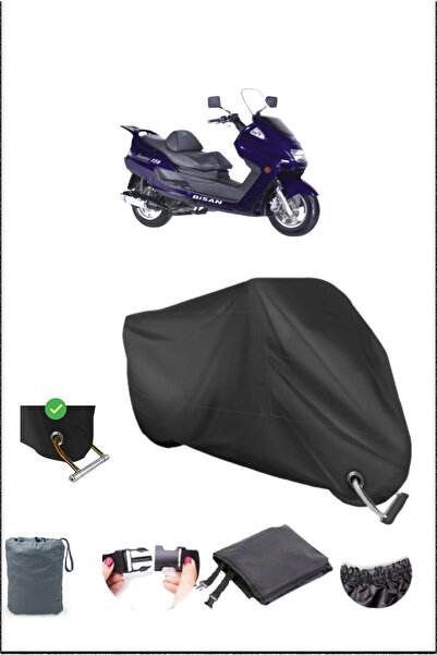 Breen قماش مشمع أسود من بيسان سانتانا150 متين متوافق مع القفل المقاوم للماء ل...