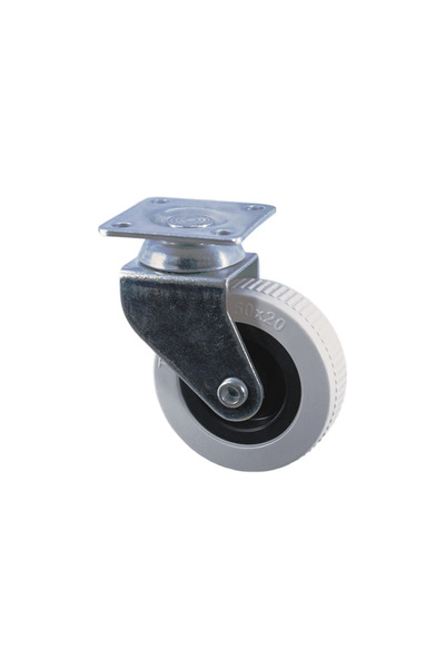 Erect Mobilya Hırdavat Gri Tablalı Sarhoş Teker 50*20