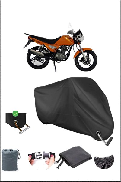 Breen قماش القنب للدراجات النارية المقاوم للماء بقفل متين 150mc من Black Mondıal