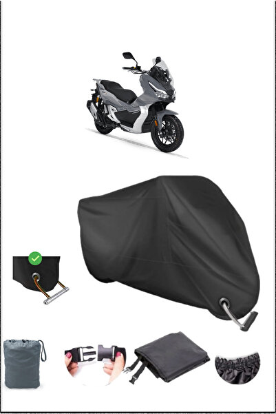 Breen Black Rks Freccıa125 Durable Lock Compatible Waterproof Motorcycle Tarp...