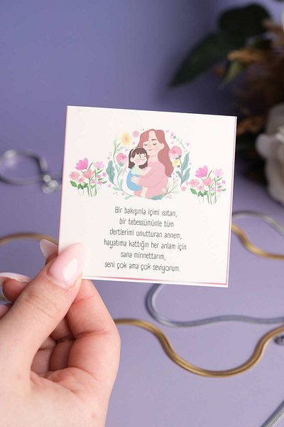 Jack Ferrero Dear Mother - Friend Birthday Bracelet - Paper No Throw Steel Color