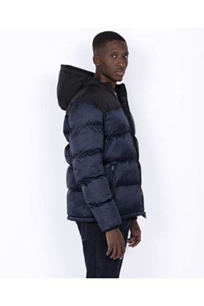 SCHOTT Ανδρικό μπλε σκούρο μπουφάν με κουκούλα Schott Utah2 -XXL