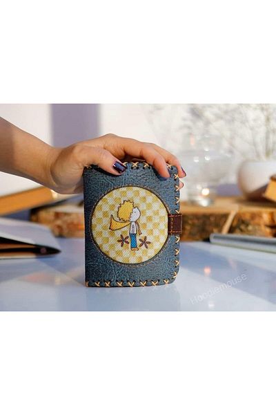 HOODİEMOUSE Y. Little Prince Figured Ethnic Bohemian Retro Wallet - Petrol