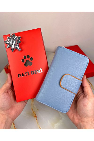 patideri Portofel moale pentru femei cu fermoar magnet