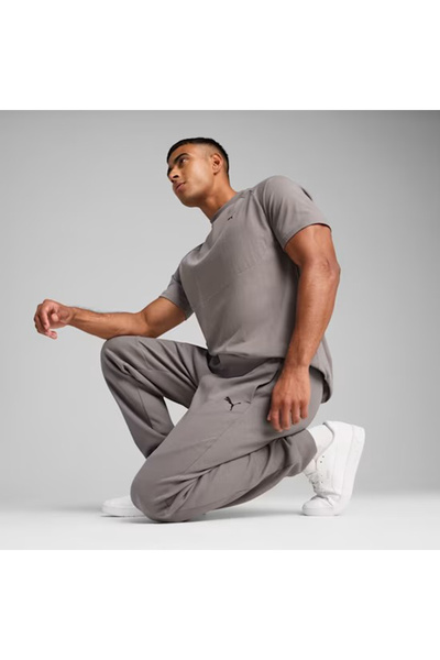 Puma Ανδρικό μπλουζάκι προπόνησης Pumatech Tee σε γκρι χρώμα 68459879