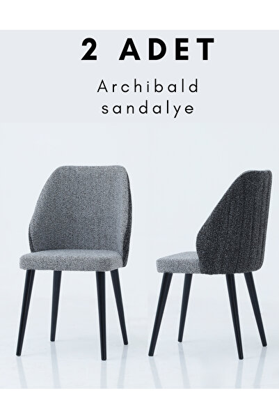 FHD FABRİSYA HOME DESİGN 2 adet archibald buklet sandalye, mutfak sandalyesi,...