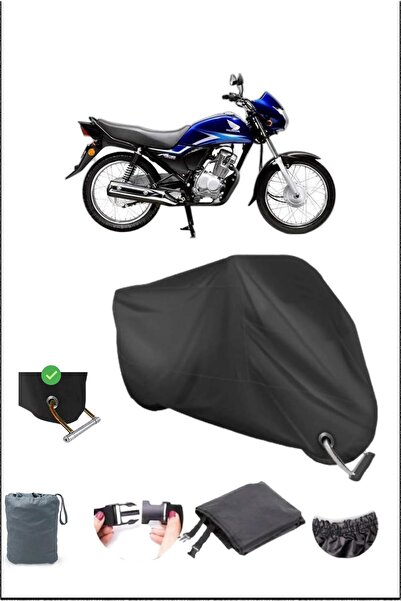Breen قماش القنب الأسود للدراجات النارية Honda Cb125ace المتين المتوافق مع ال...