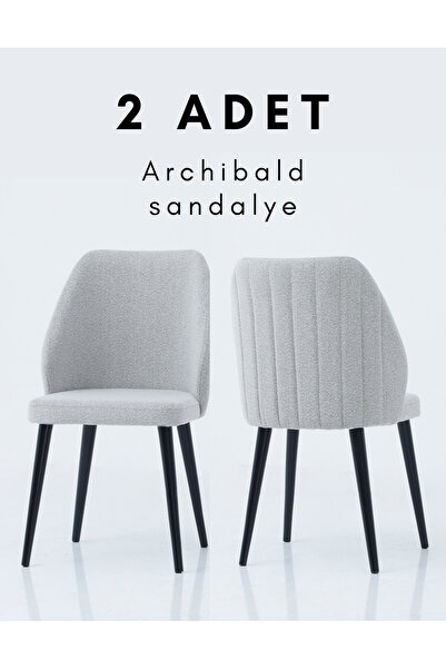 FHD FABRİSYA HOME DESİGN 2 adet archibald buklet sandalye, mutfak sandalyesi,...
