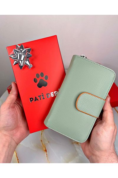 patideri Soft Women's Wallet - Zippered Magnet