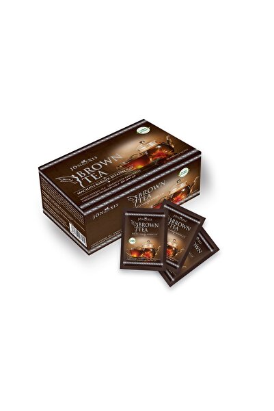 Jönx13 Brown tea Brown Tea Macha'lı Karışık Bitki Çayı 30 Günlük Şaset Browntea