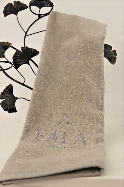 Ender Home Σετ πετσετών Velvet Indantren Eala Κεντημένο 2 τεμαχίων