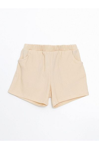 LC Waikiki New Season Girls' Shorts with Elastic Waist - S5Kf55Z4