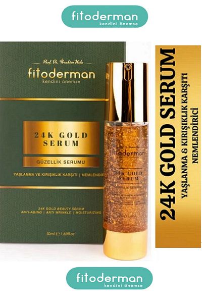 Fitoderman 24K Gold Anti-Wrinkle Moisturizing Repairing Regenerating Gold Serum