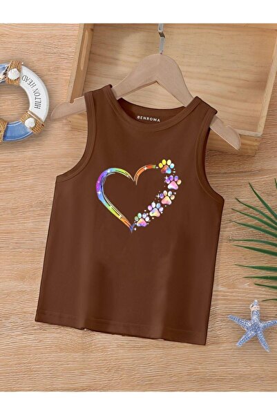 BENROMA KİDS TRICOU FĂRĂ MÂNECI CU PERSONAJ DE DESENE DESNEȚE PENTRU COPII