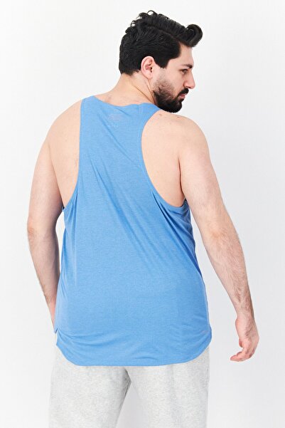 New Balance Men Sportswear Fit Sleeveless Running Vest, Blue