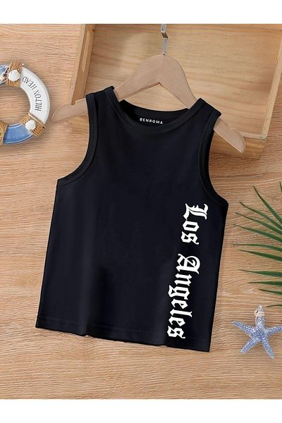 BENROMA 1 tricou este un cadou pentru achiziții de 6 și mai sus în coș - Tricou fără mâneci pentru copii cu imprimeu cu personaje de desene animate