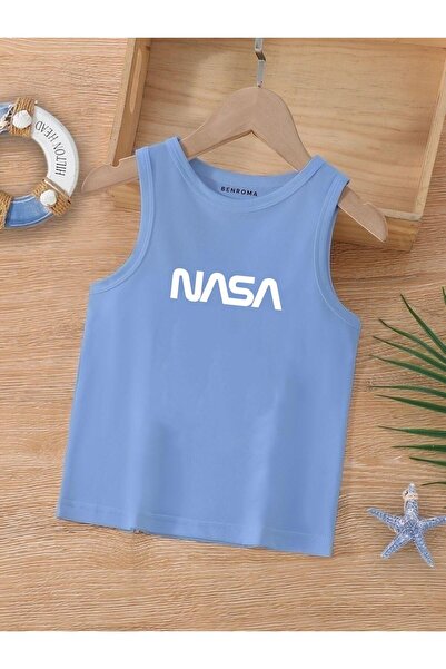 BENROMA ÇİZGİ FİLM KARAKTER BASKILI KOLSUZ ÇOCUK TİŞÖRT