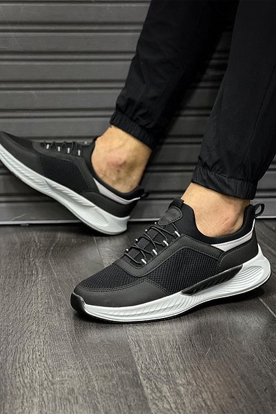 Riccon Filvukh Unisex Sneaker 0012137   Μαύρο ασήμι