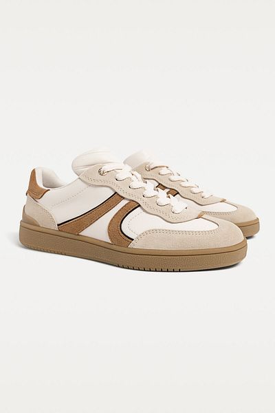 Stradivarius Casual leather trainers