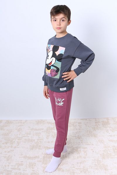 HÇM Boy's Tracksuit Set - Character Printed and Ribbed F4