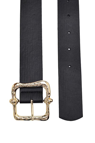 Paçuli Moda Black Buckle Women's Belt R08