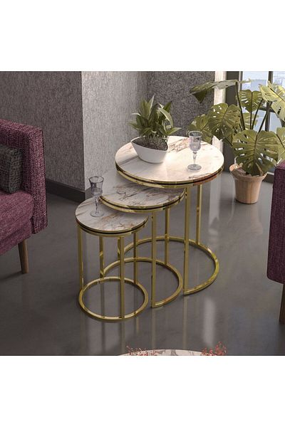 HOMS Coffee table set, Series 440, Homs, 3 pcs, 20345