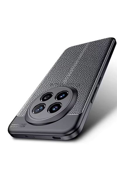 m.tk moveteck حافظة هاتف Xiaomi Redmi Note 14 Pro 4G مع حماية للكاميرا، غطاء حماية من الجلد بنمط خياطة