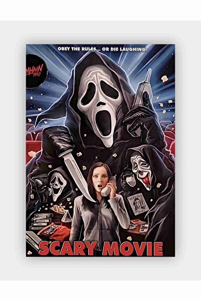 fırsatlar diyarı Scream - Obey The Rules Scary Move Kağıt Poster - Çerçevesiz