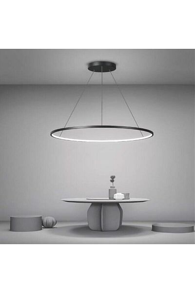 neeko Robin Black Led Pendant Chandelier – Modern Minimal Design |   6500K White Light