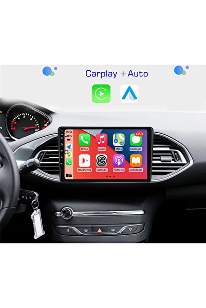 EXVOL PEUGEOT 308 2014-2021 ANDROİD MULTİMEDYA 4GB RAM/64GB CARPLAY 9İNC IPS ...