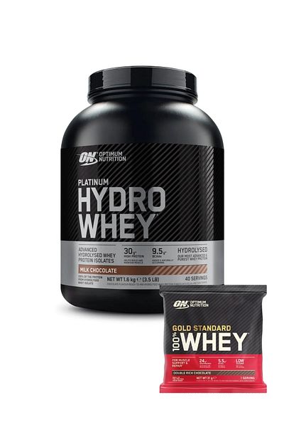 Optimum Nutrition Hydrowhey Chocolate Flavored 1.6kg 40 Serve High Speed Digestion Protein Powder - 10
