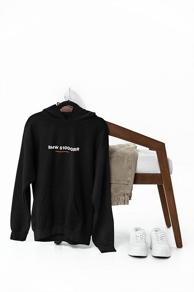 SVART WEAR Bmw S1000R Printed Oversize Premium Black Hoodie Sweatshirt