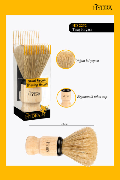 Hydra Professional Line Hydra 2252 Büyük Sakal Fırçası