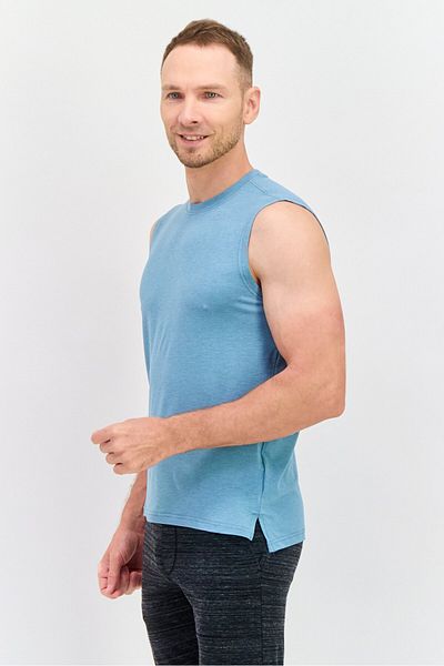 Legend Men Sportswear Fir Sleeveless Training Vests, Slate Green