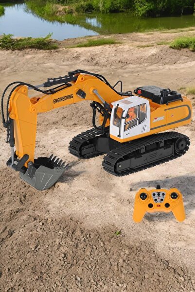 hak-iş oyuncak 1:18 Uzaktan Kumandalı Usb Şarjlı 11 Kanal Kepçe