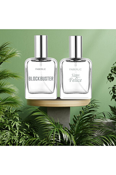 Faberlic blockbuster erkek ed t35 ml & umo felice erkek edt 35 ml...ikili parfüm seti