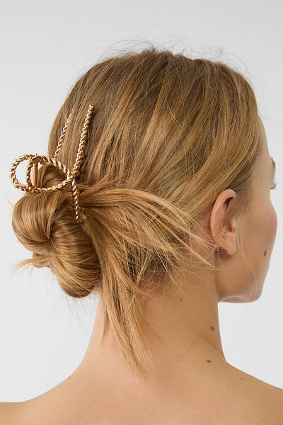 Stradivarius Twisted metal hair clip