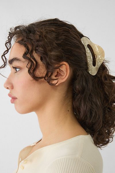 Stradivarius Set of 2 textured hair clips