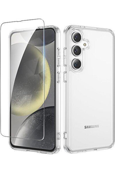 Nezih Case Galaxy S24 FE Kılıf Köşe Korumalı Darbelere Dayanıklı Kılıf Ve Tem...
