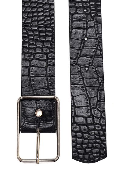 Paçuli Moda Square Buckle Belt