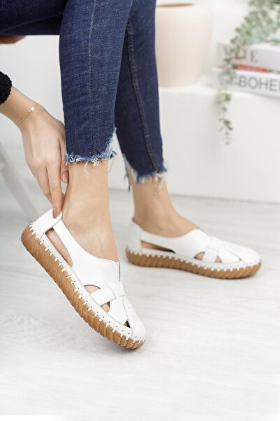 Diego Carlotti Hakiki Deri Kadın Günlük Sandalet DD3030