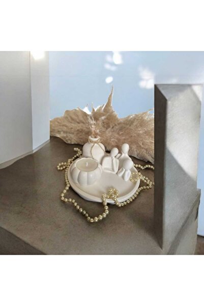 Home DEKORATİF OBJE-MUMLUK-VAZO-AİLE FİGÜR -TEPSİLİ AKSESUAR SETİ