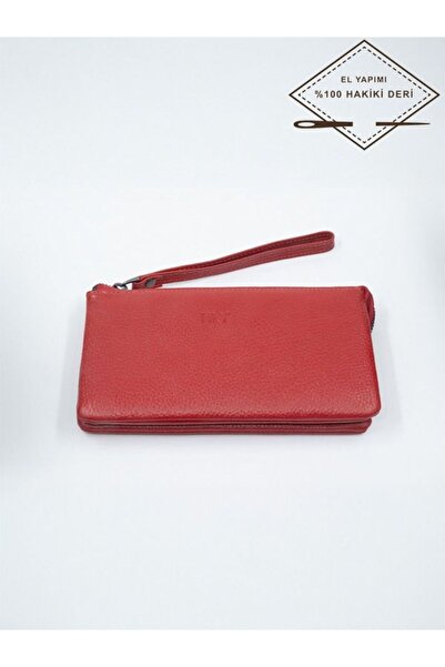 HKY Жіночий гаманець з відділенням для телефону з натуральної шкіри