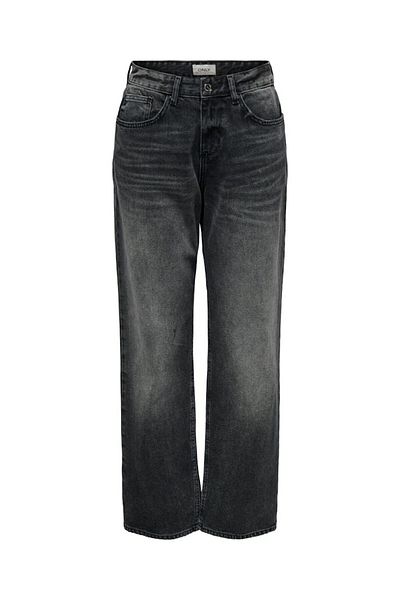 ONLY Black Straight Onlella Pants - Tai523 Dnm 15334675   Washedbla