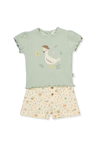 Bebetto Suprem Shorts 2-Piece Suit (Cute Duck)