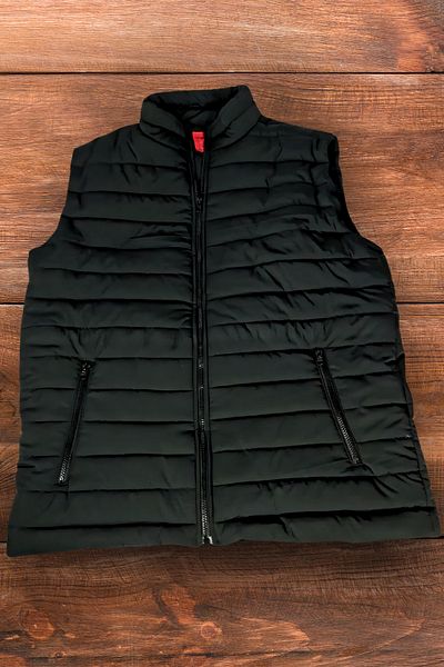 Royal Attire Men's down Vest/Pocketed-Narrow Fit-Upside Collar/Men's Vest