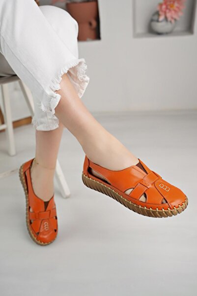 Diego Carlotti Hakiki Deri Kadın Günlük Sandalet DD3030